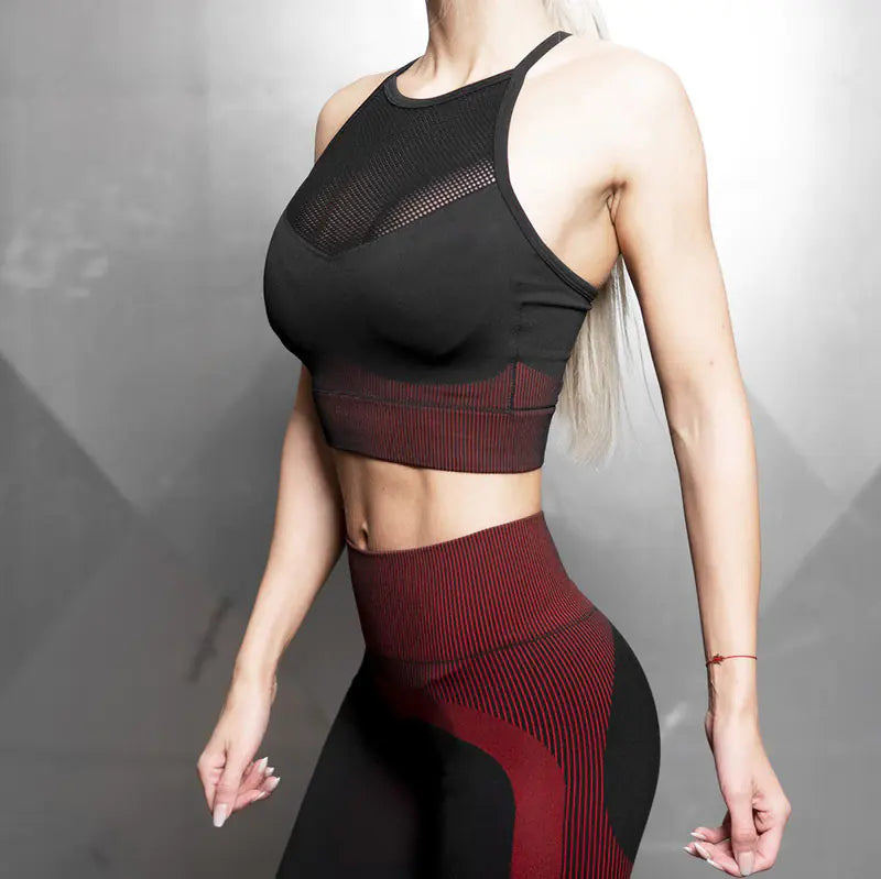 Seamless High-Elastic Moisture-Wicking Sports Bra - Lingerie