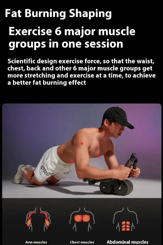 Automatic Rebound Abdominal Wheel - 888