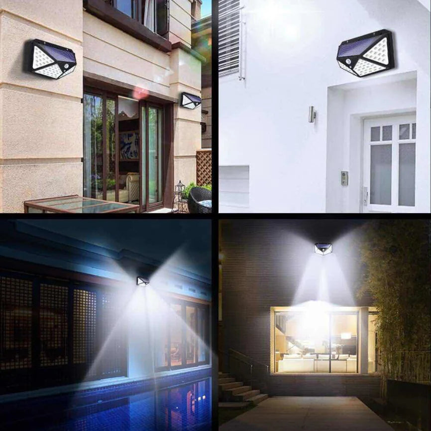 Solar Motion Sensor Wall Light for Outdoor Use - 888