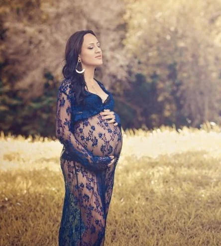 Maternity Lace Dress for Photography and Special Occasions  - 888