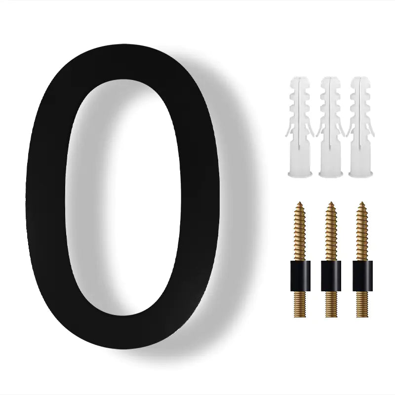 Acrylic Floating House Number - 888