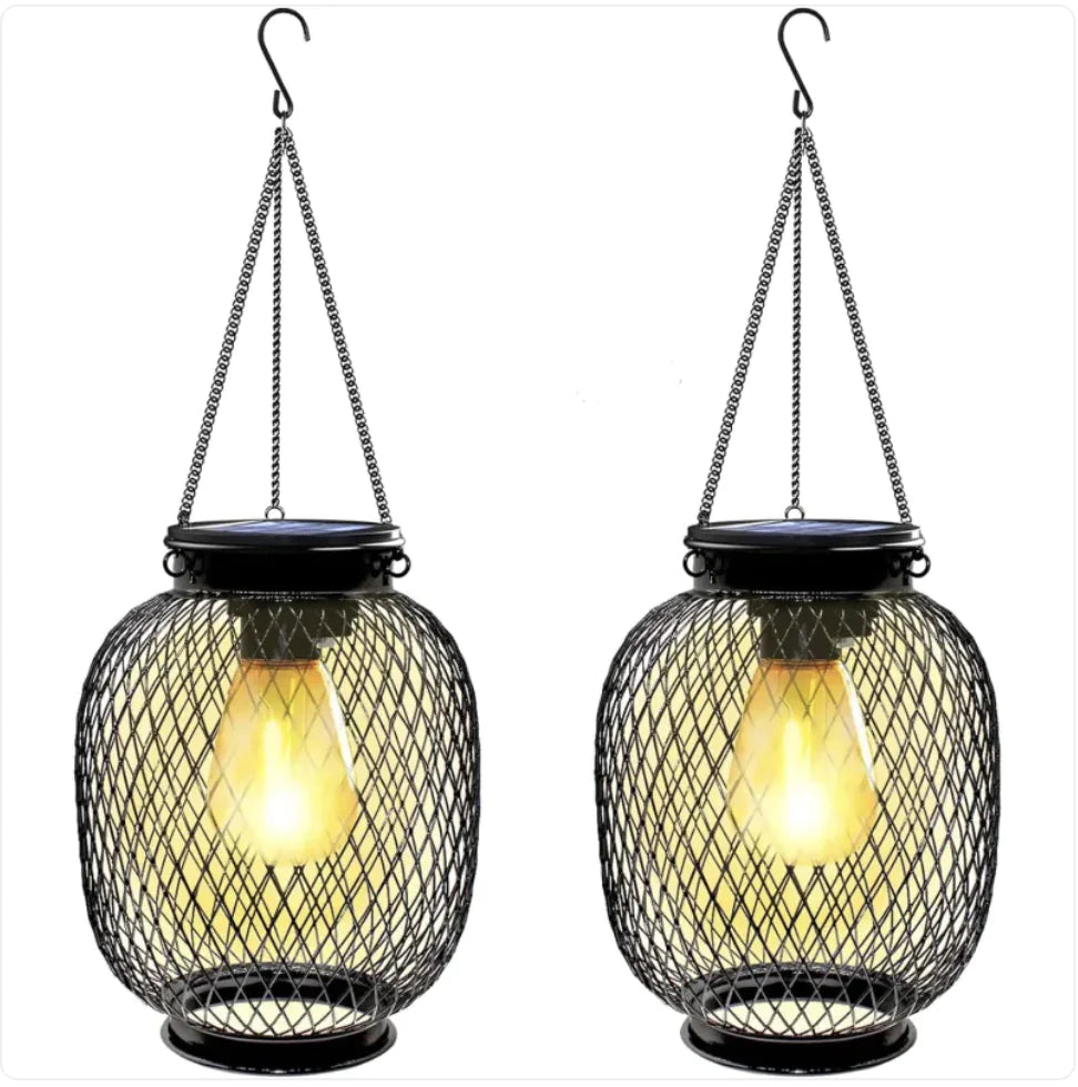 Modern Solar-Powered Hanging Garden Lamp - 888