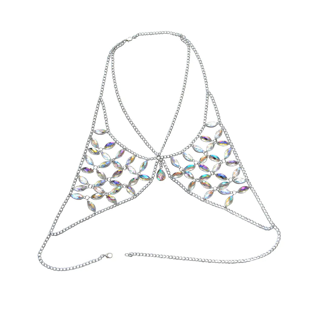 2019 Fashion Women's Sexy Bikini Backless Body Chain - Lingerie