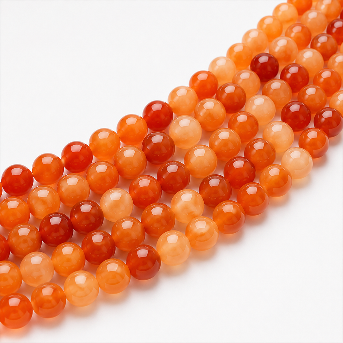 Carnelian Beads, Natural Round Crystal Beads 4mm to 12mm