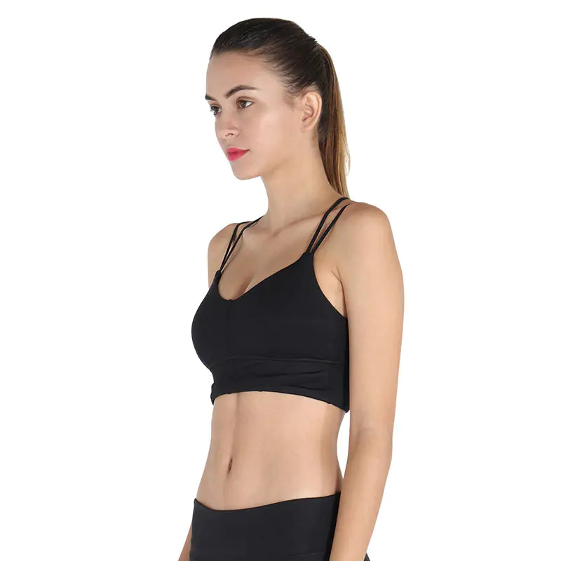 Cross-Back Sports Bra for Yoga and Fitness - Lingerie