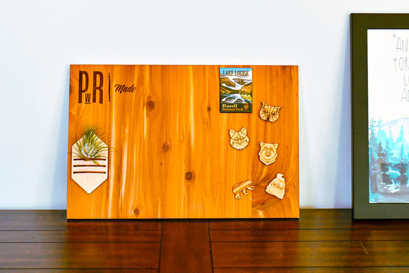 Wooden Magnetic Board – 18″×20″, Minimal Frame (Made to Order)