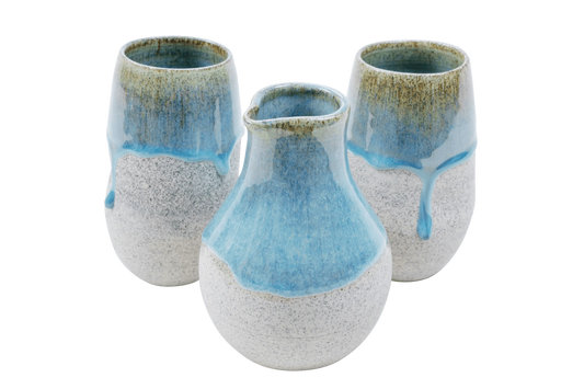 Ceramic Decanter & Goblets - Sustainable | Harmonie