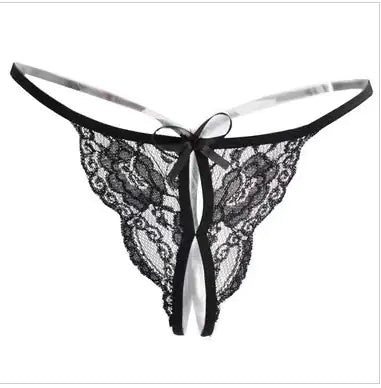 Transparent Lingerie Set with Open Crotch and Stockings