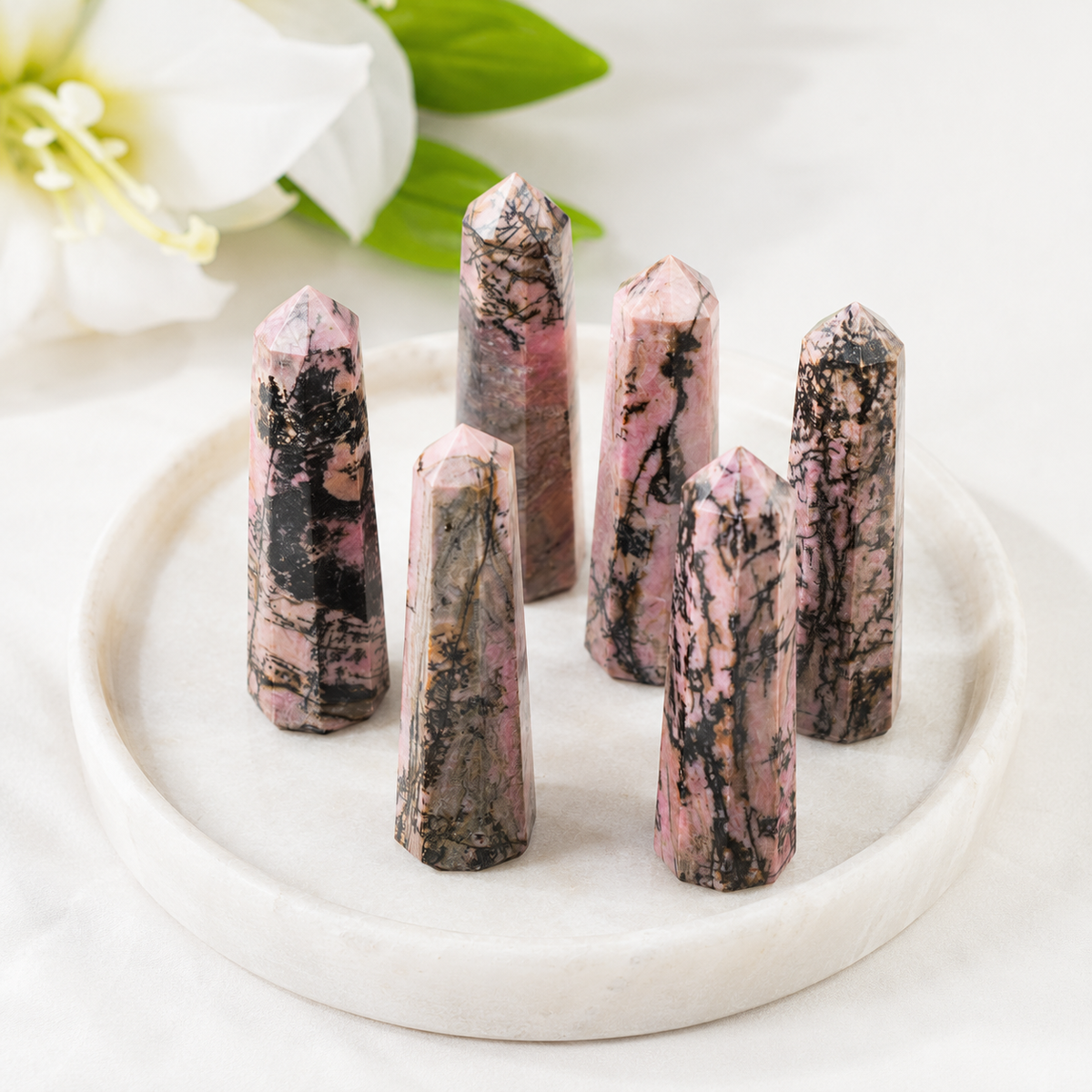 Rhodonite Tower Point (Codependency and Self-Destruction)
