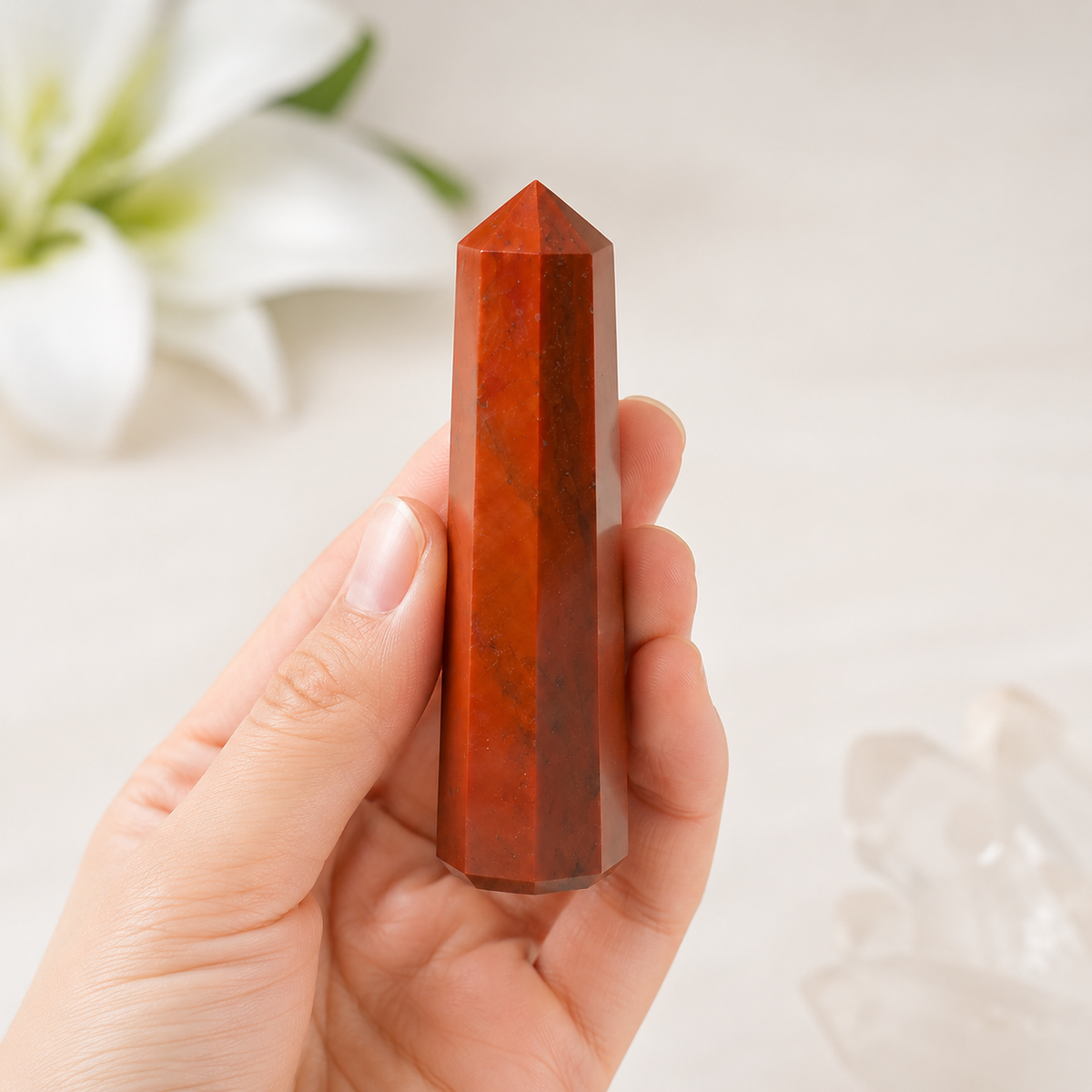 Red Jasper Tower USA (Tranquility and Sense of Grounding)