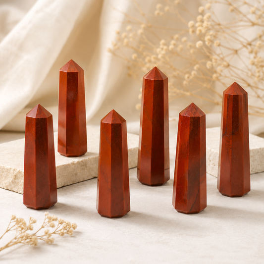 Red Jasper Tower USA (Tranquility and Sense of Grounding)