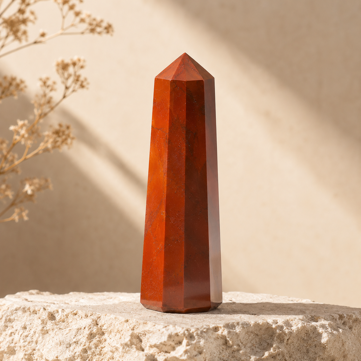 Red Jasper Tower USA (Tranquility and Sense of Grounding)