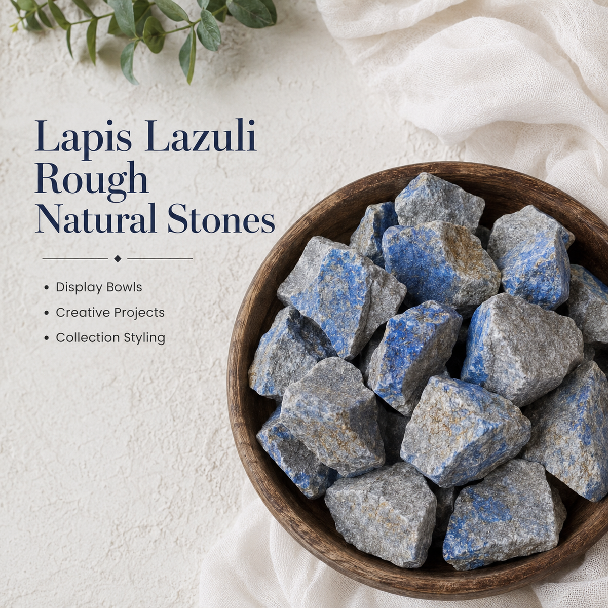 Lapis Lazuli Rough Rocks (Intellect and Truth)