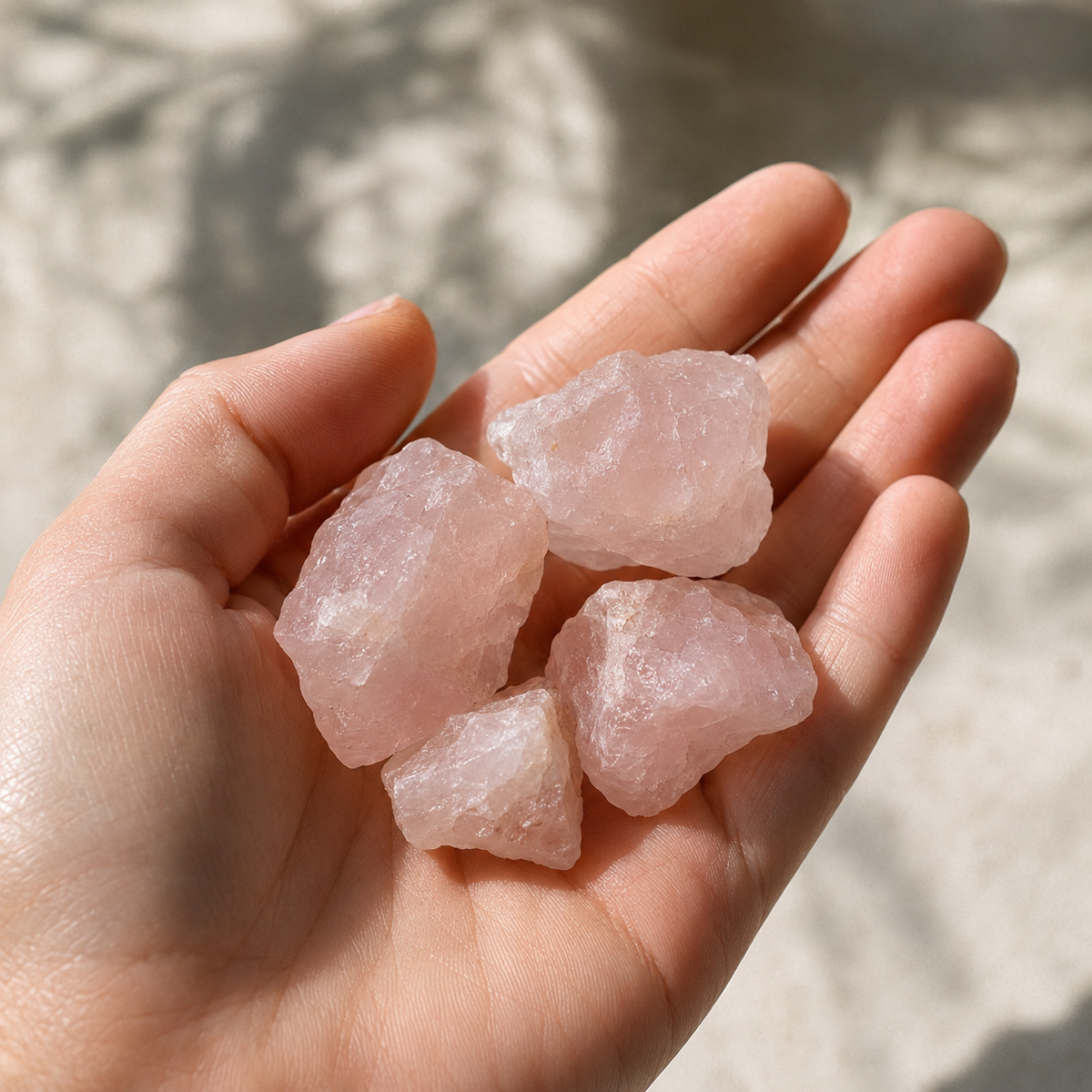 Rose Quartz Rough Rocks (Support Emotional and Boost Feelings Of Peace)