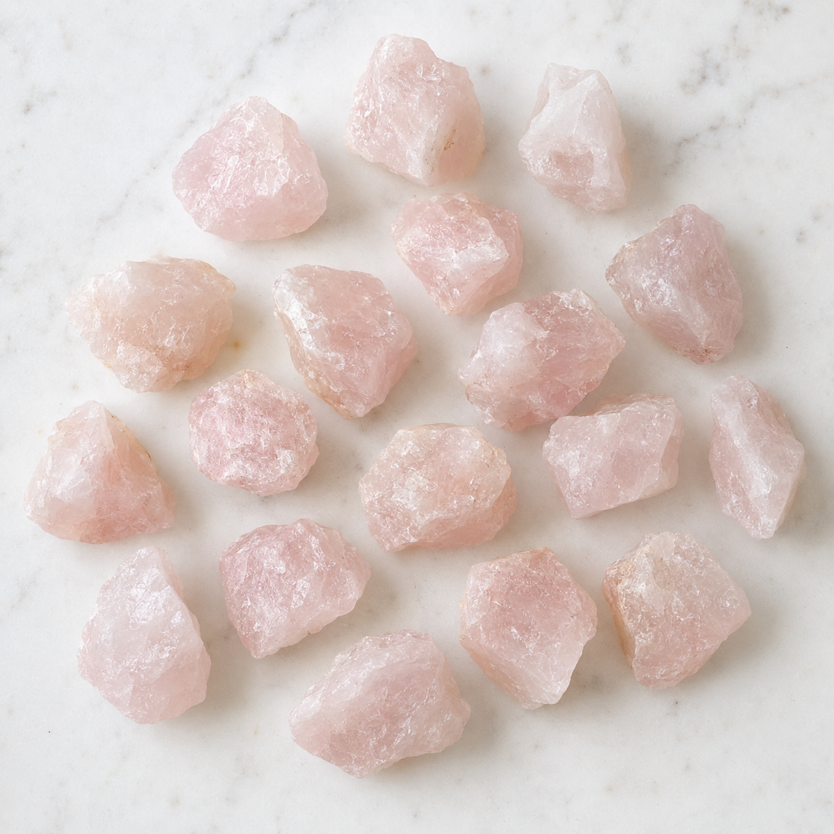 Rose Quartz Rough Rocks (Support Emotional and Boost Feelings Of Peace)