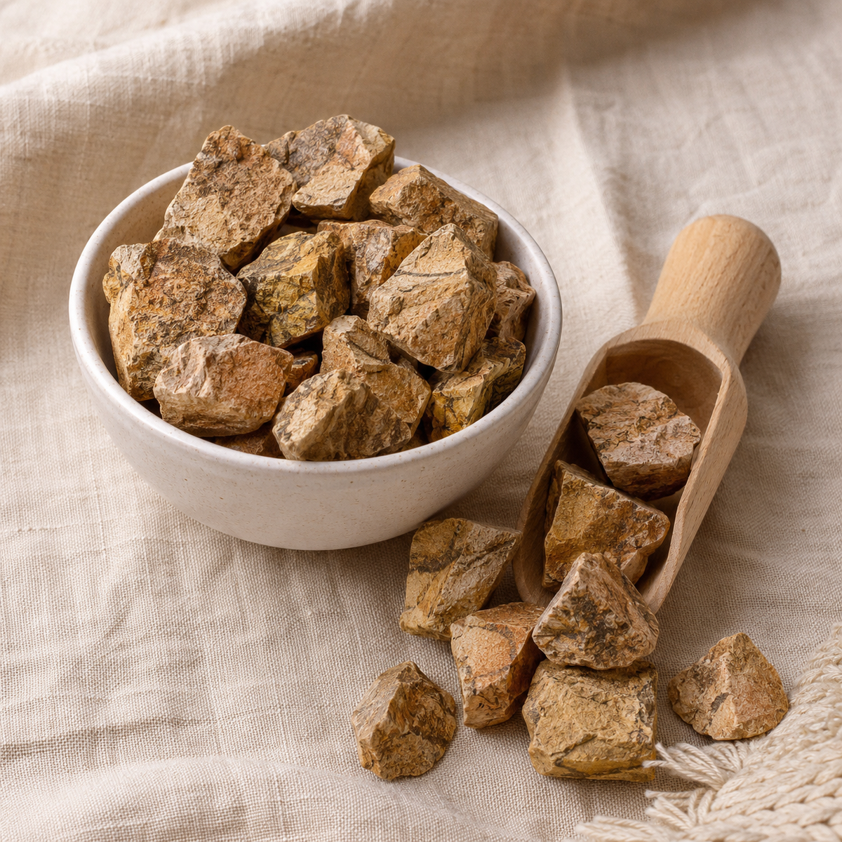 Picture Jasper Rough Stones, 1 inch Picture Jasper Raw Stone