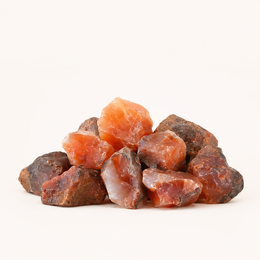 Carnelian Rough Rocks (Motivation and Stimulates Creativity)