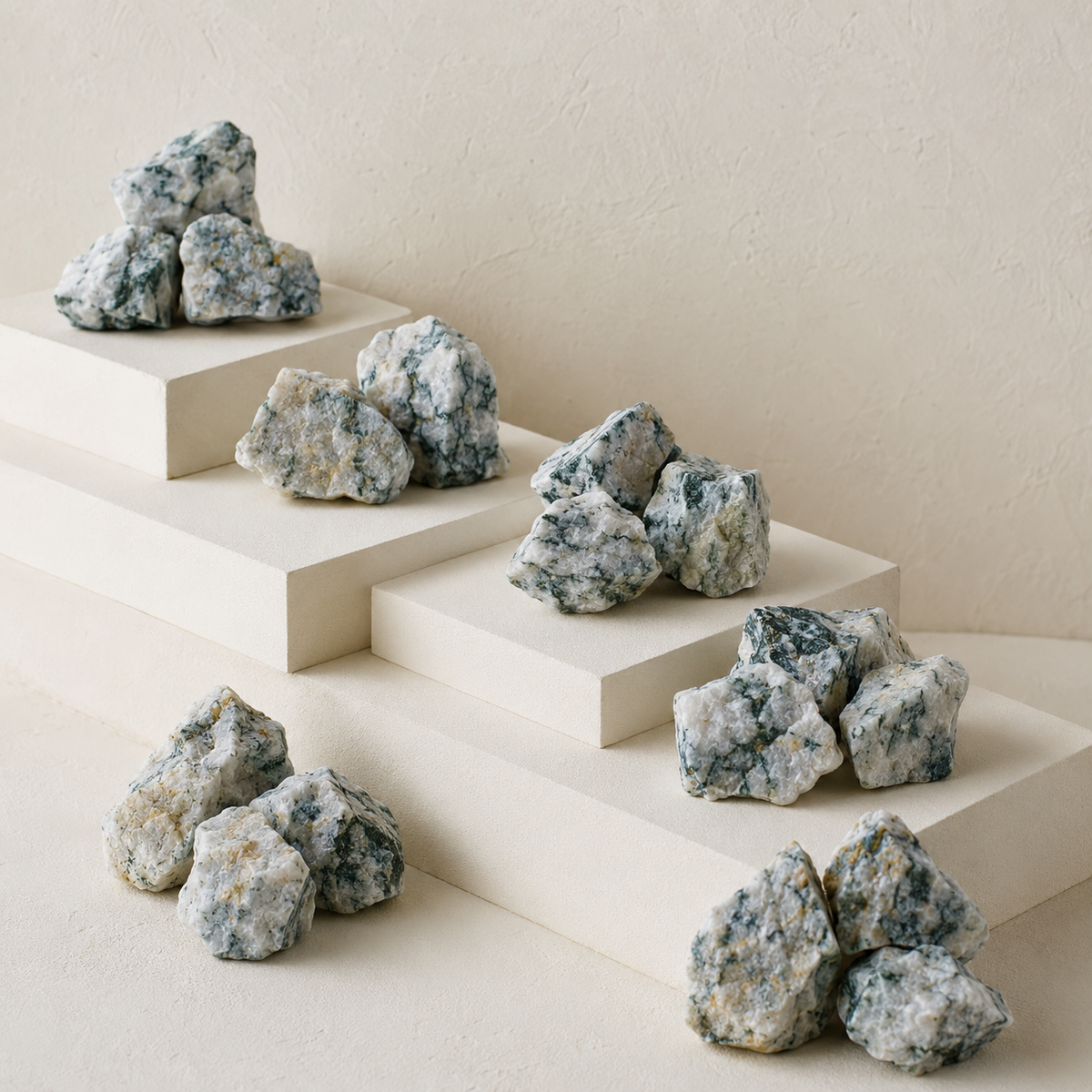 Tree Agate Rough Rocks (Trust and Self-Discipline)
