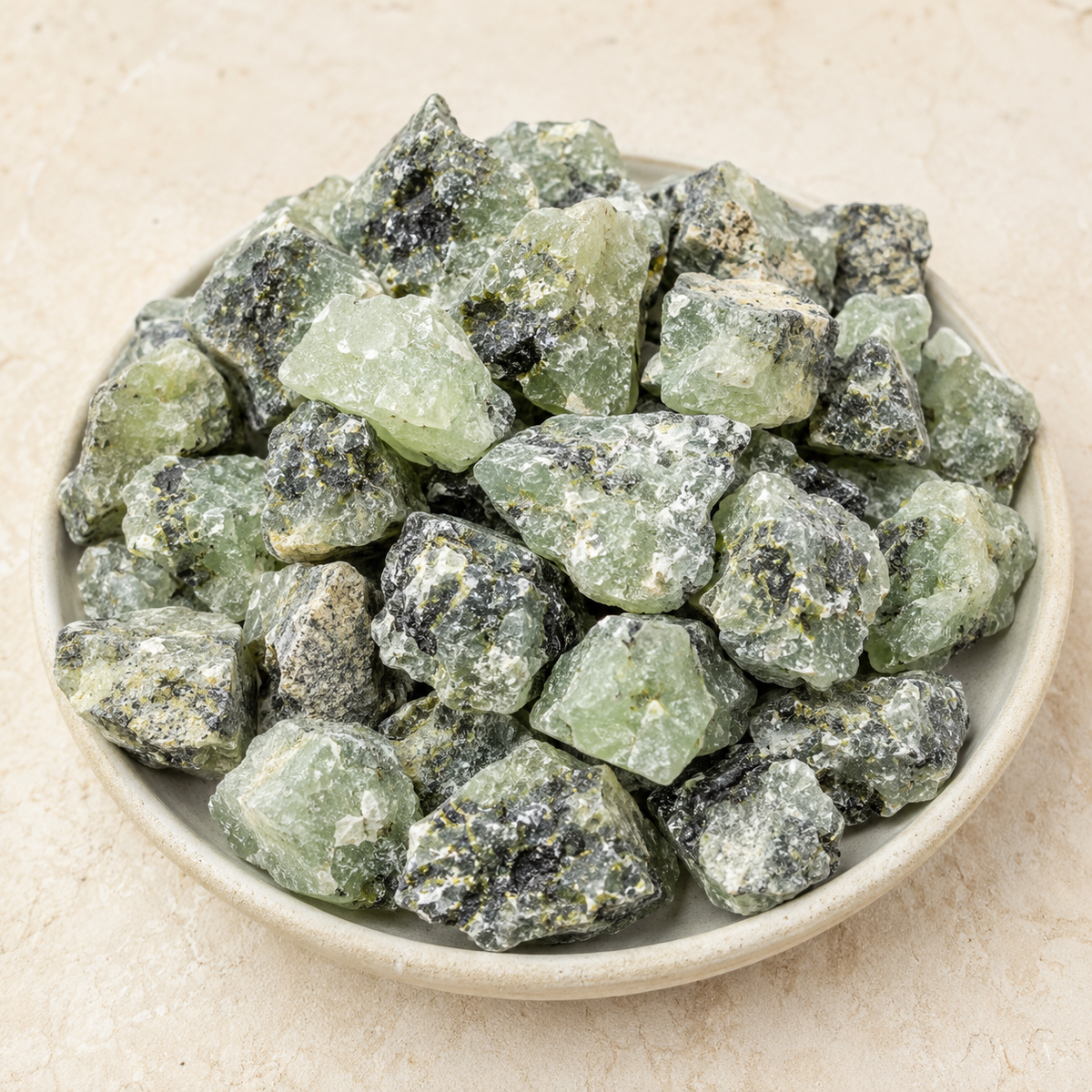 Phrenite Rough Rocks (Living in the Present am and Prosperity)