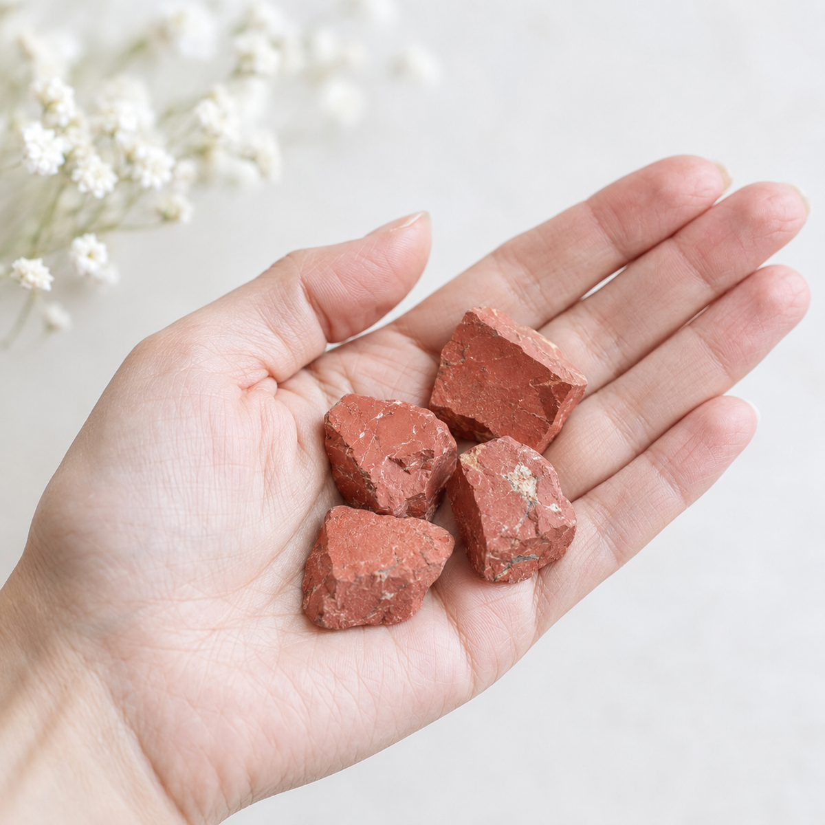 Red Jasper Rough Rocks (Strength and Protection)