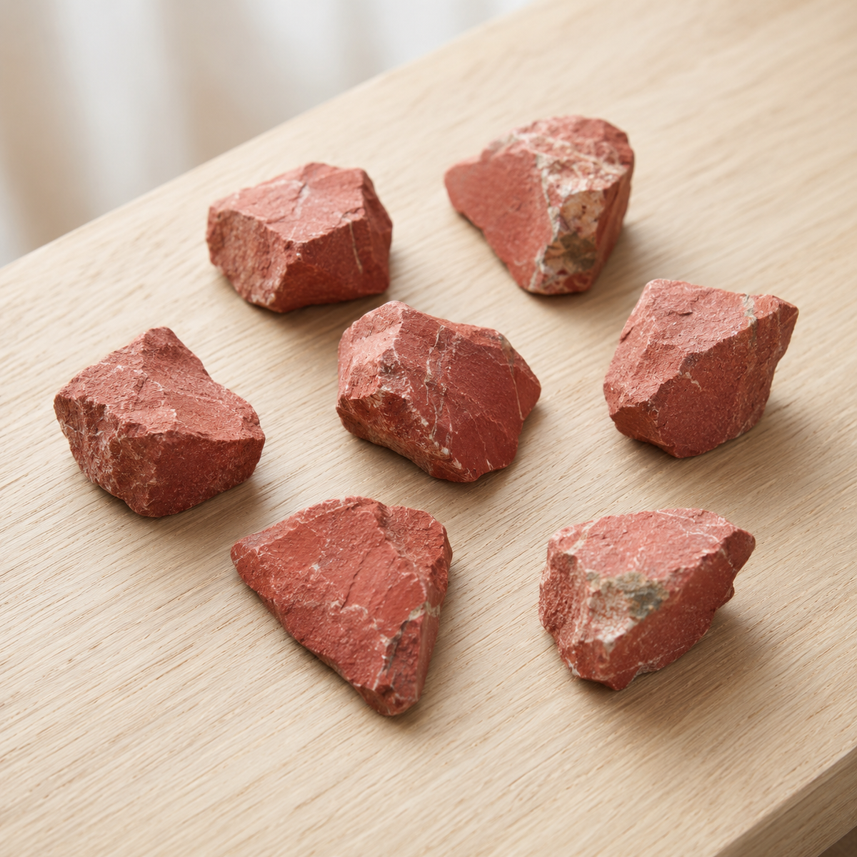Red Jasper Rough Rocks (Strength and Protection)
