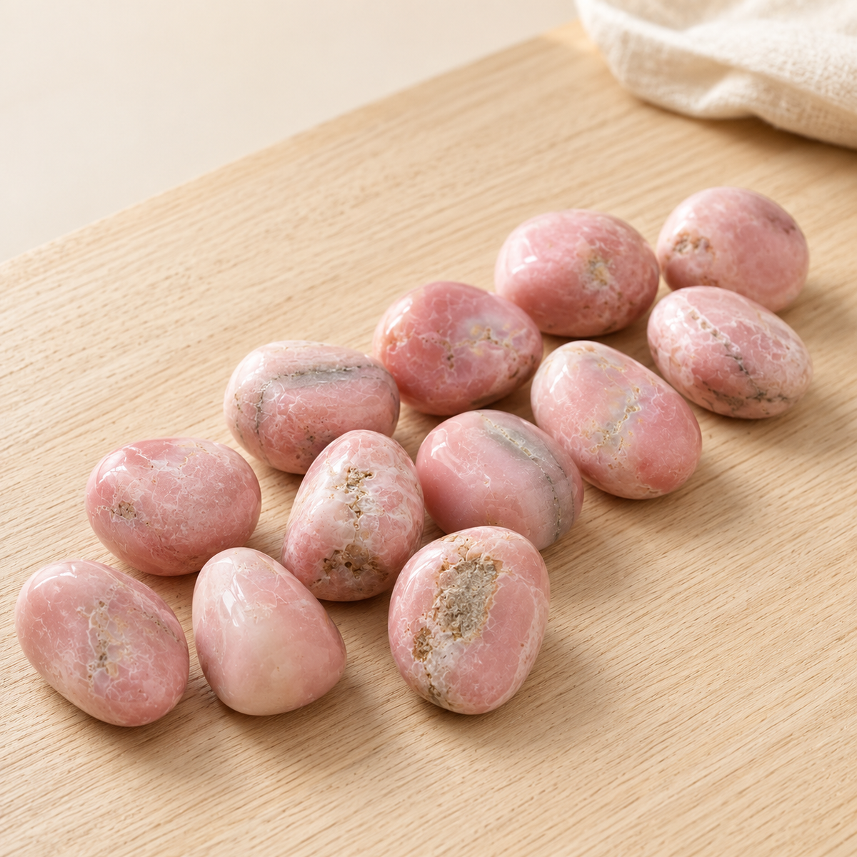 Pink Opal Tumbled Crystals (Mastering Fear and Wisdom)