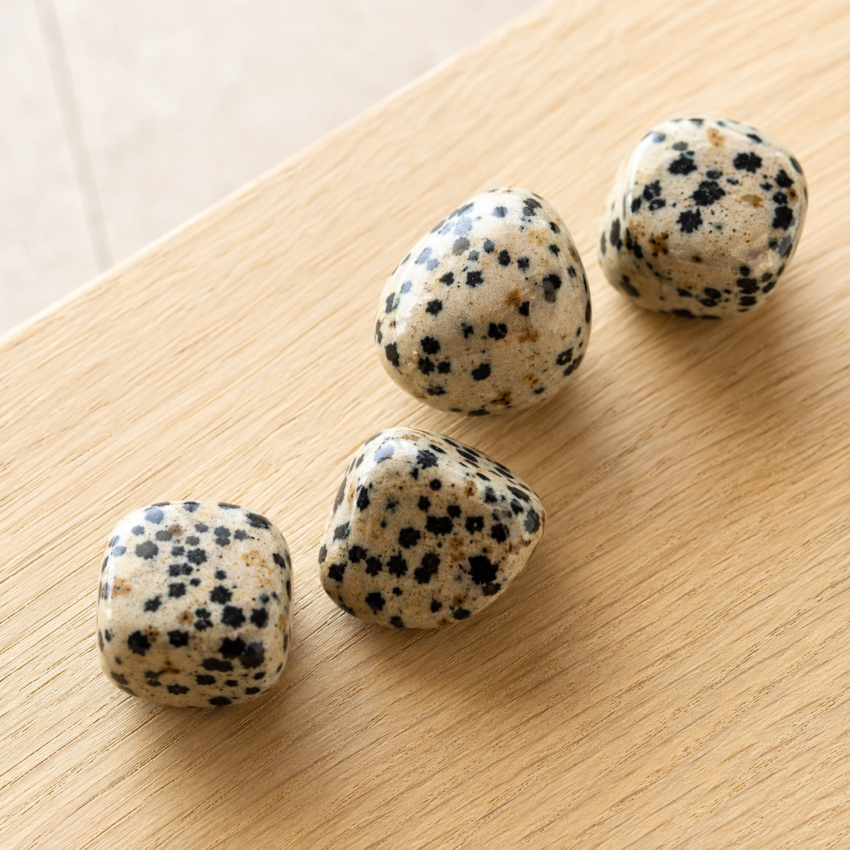Dalmatian Jasper Tumbled Crystals (Luck And Good Fortune and Manifestation)