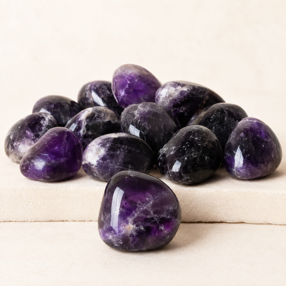 Amethyst Tumbled Crystals (Trust and Grace)