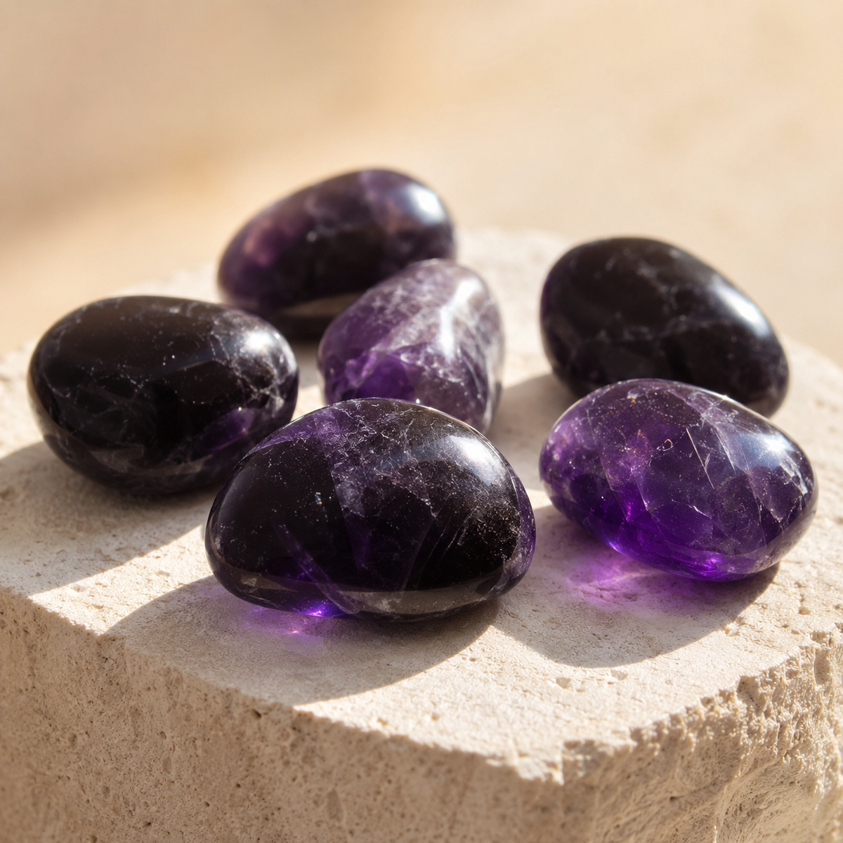 Amethyst Tumbled Crystals (Trust and Grace)