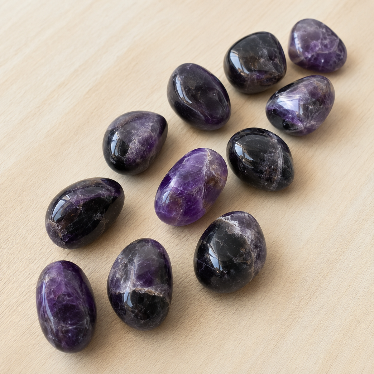 Amethyst Tumbled Crystals (Trust and Grace)