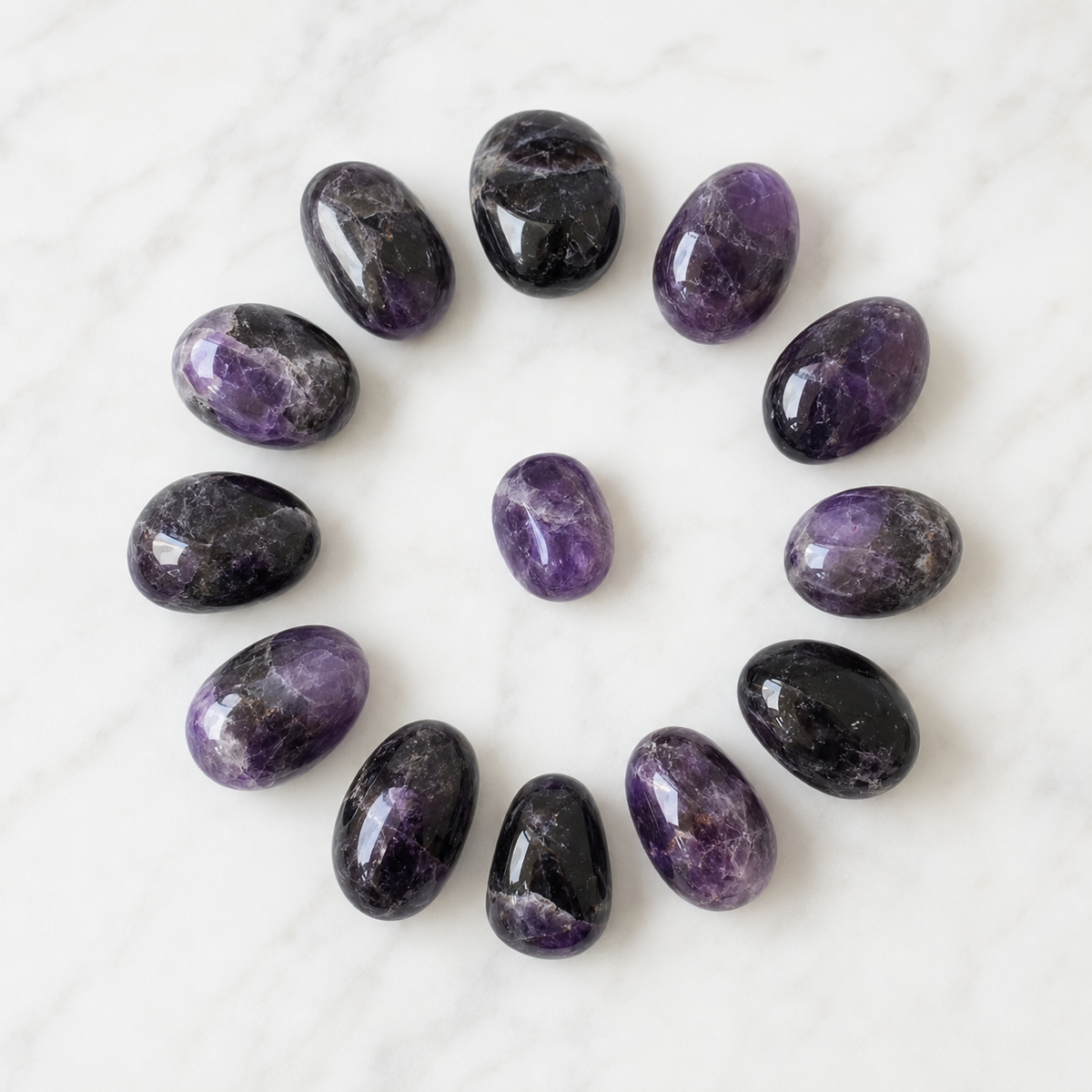 Amethyst Tumbled Crystals (Trust and Grace)