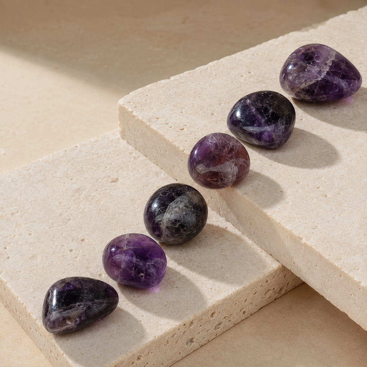 Amethyst Tumbled Crystals (Trust and Grace)