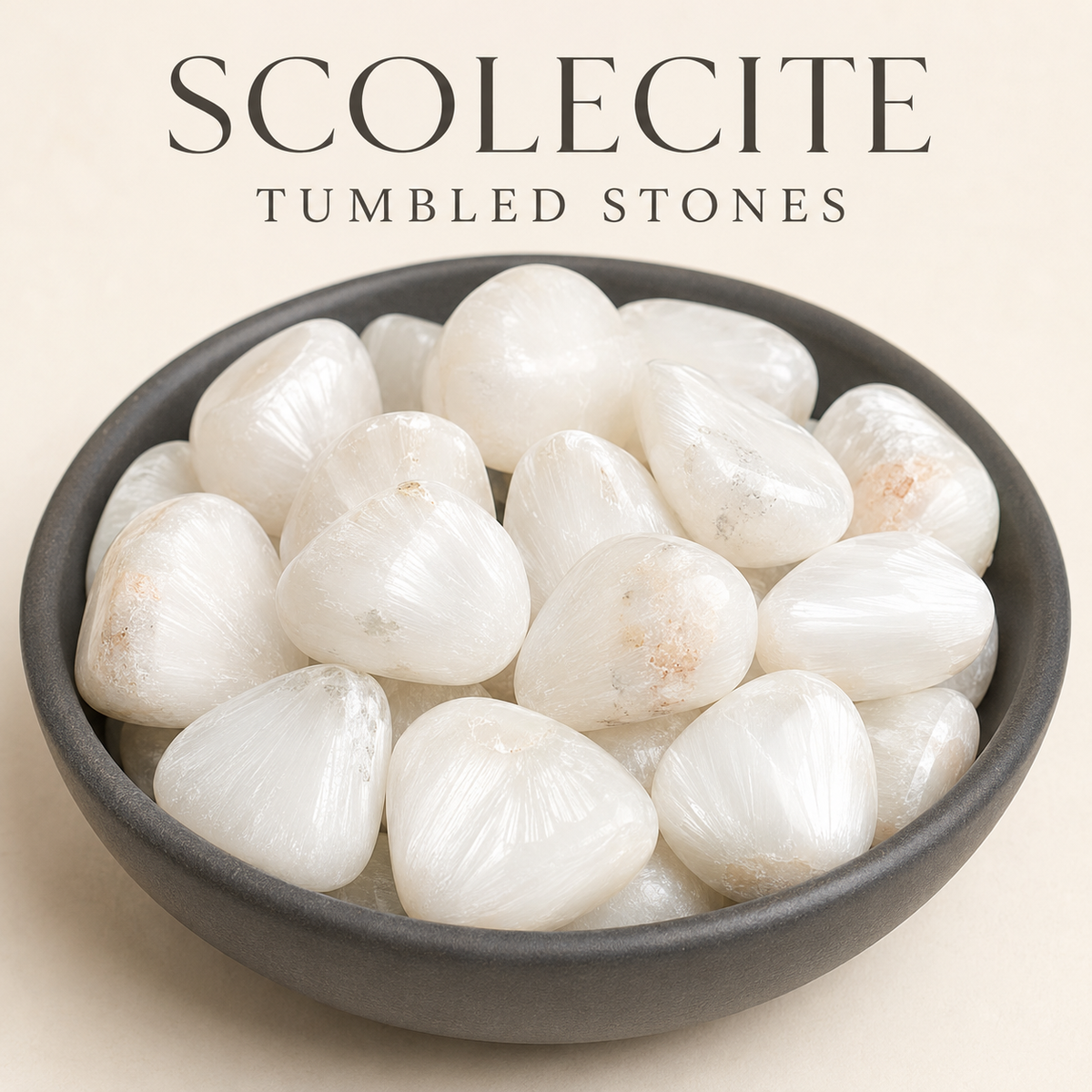 Scolecite Tumbled Crystals (Expanded Awareness and Intuition)