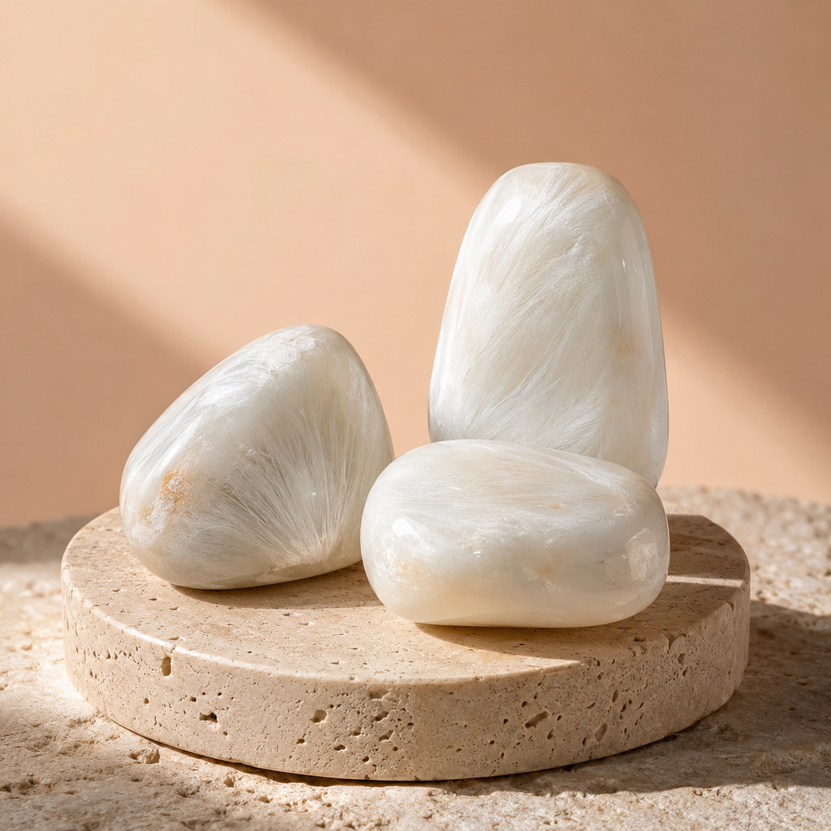 Scolecite Tumbled Crystals (Expanded Awareness and Intuition)