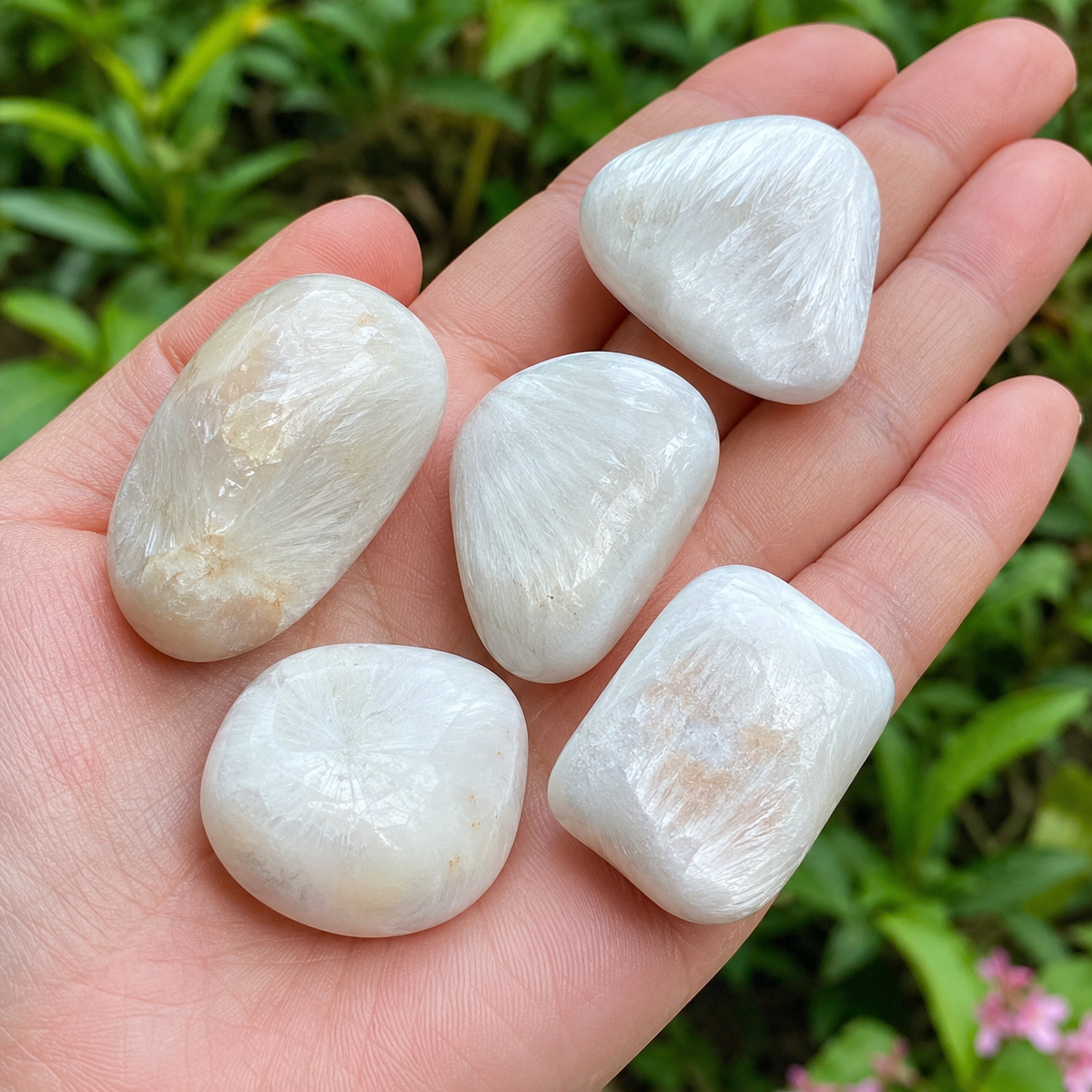 Scolecite Tumbled Crystals (Expanded Awareness and Intuition)