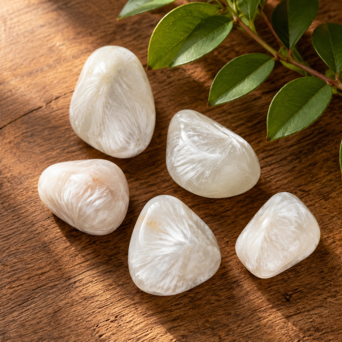 Scolecite Tumbled Crystals (Expanded Awareness and Intuition)