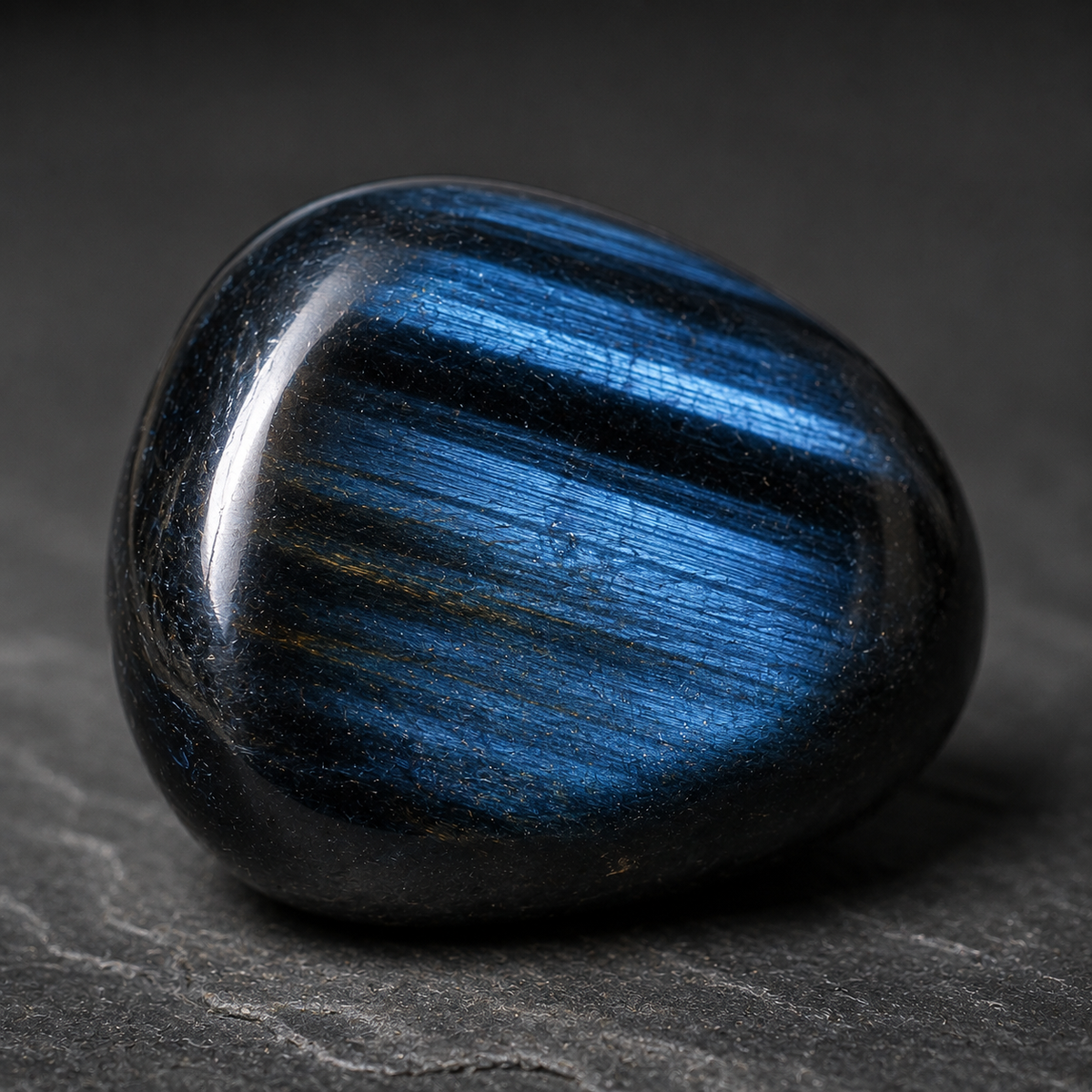 Blue Tiger Eye Tumbled Crystals (Alignment With The Higher Self and Unity Of Heart)