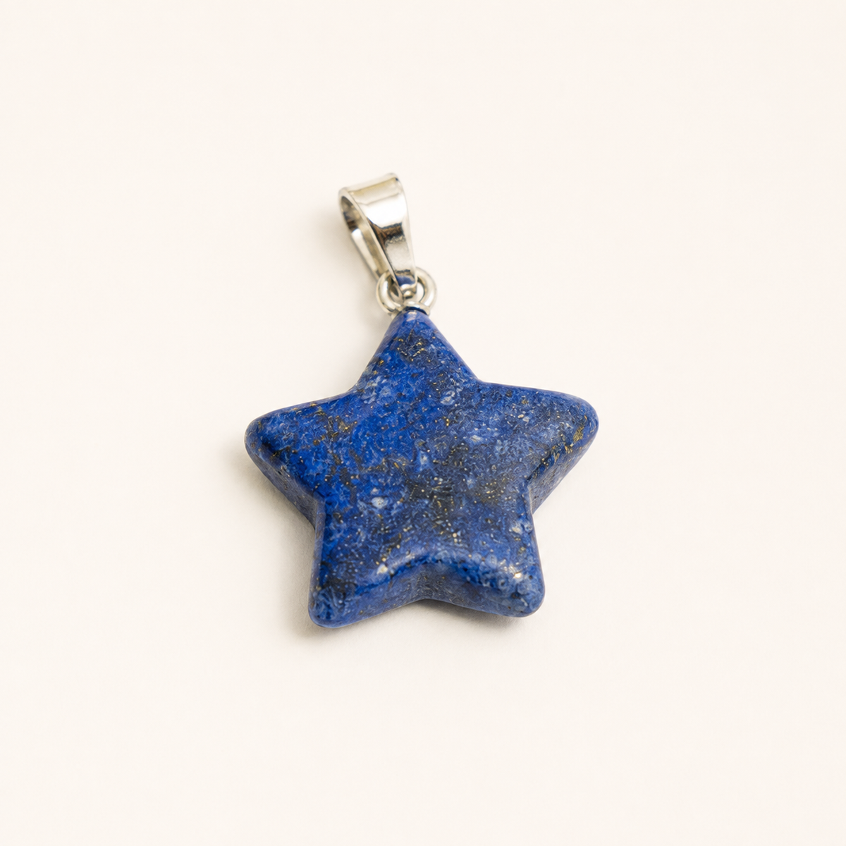 Lapis Lazuli Star Pendant Necklace – Natural Crystal Gemstone Jewelry
