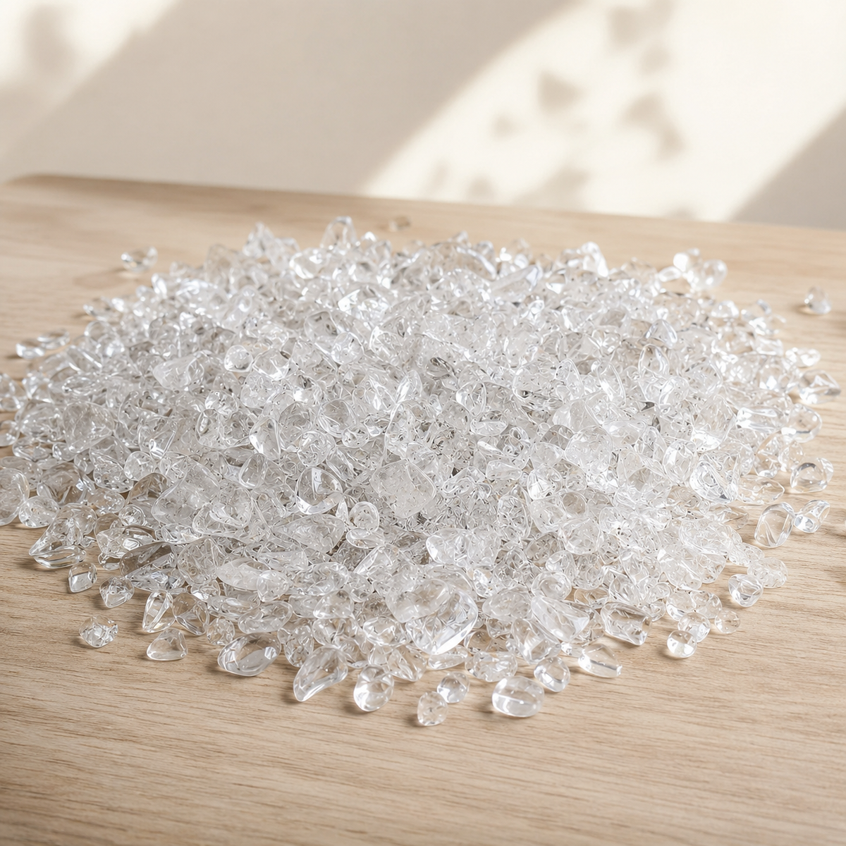 Crystal Quartz Gemstone Chips (Meditation and Restorative Work)