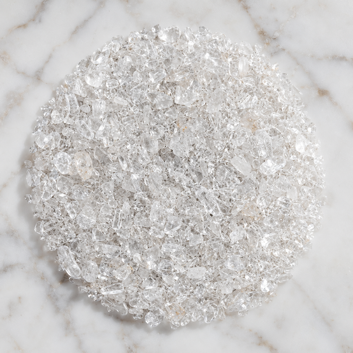 Crystal Quartz Gemstone Chips (Meditation and Restorative Work)
