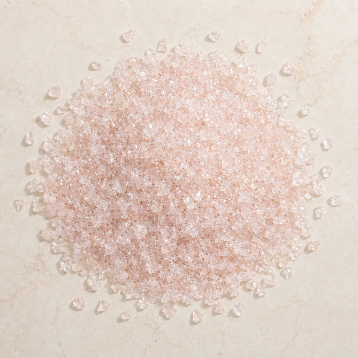 Rose Quartz Gemstone Chips (Inner Healing and Feelings Of Peace)