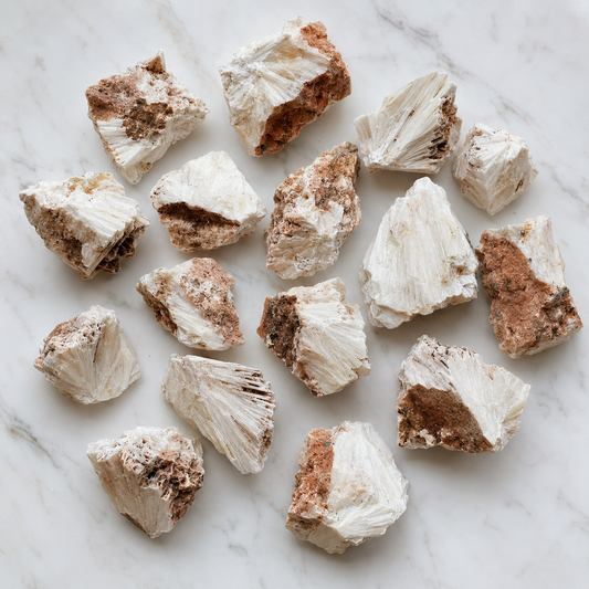 Scolecite Rough Rocks(Purification and Joy)