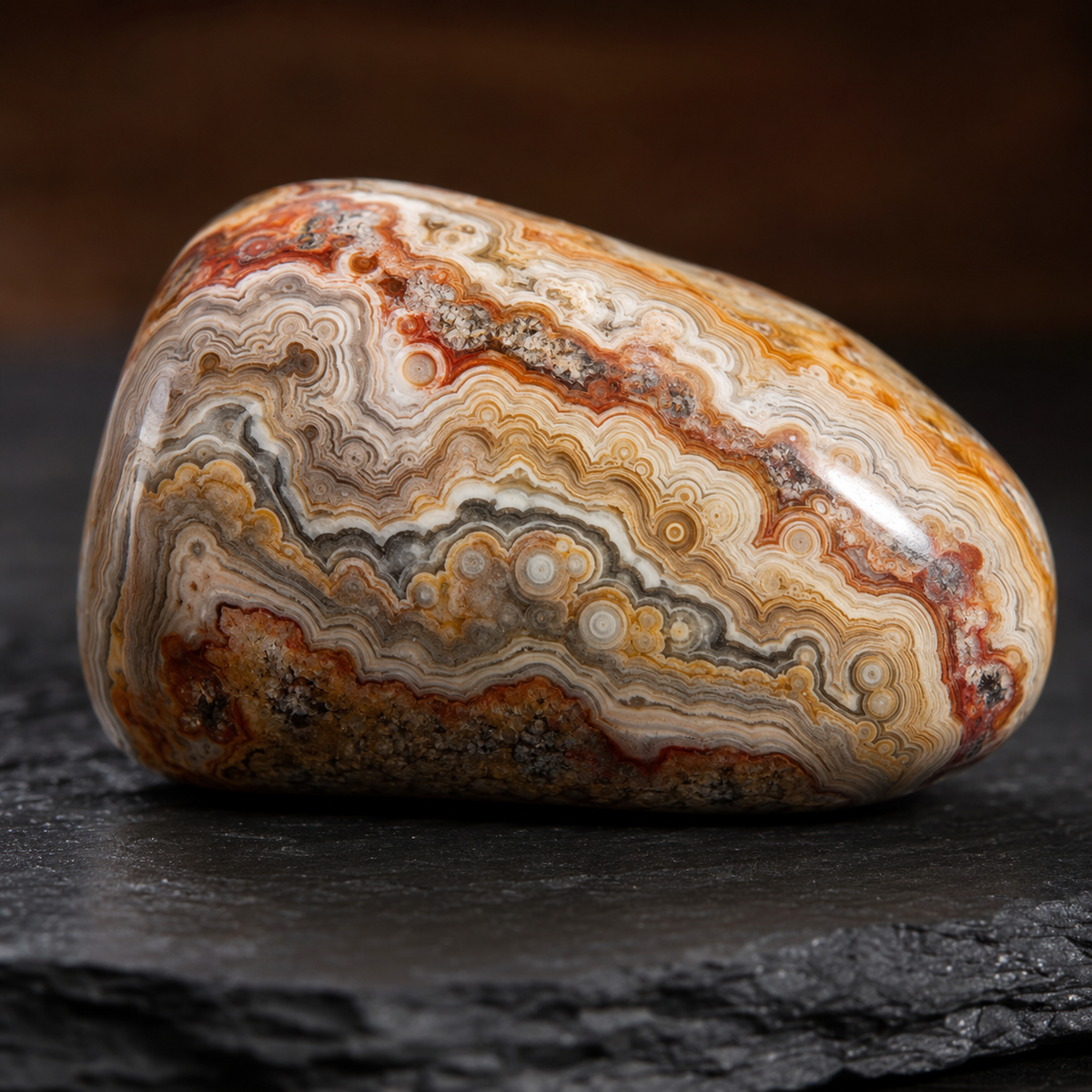 Crazy Lace Agate Tumbled Crystals (Breaking Addictions and Purification)