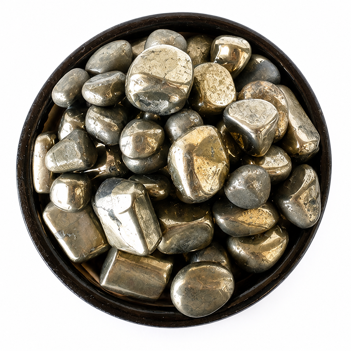 Pyrite Tumbled Crystals (Courage and Determination)
