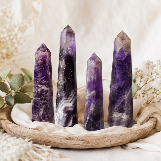 Amethyst Tower Point (Purification and Serenity)
