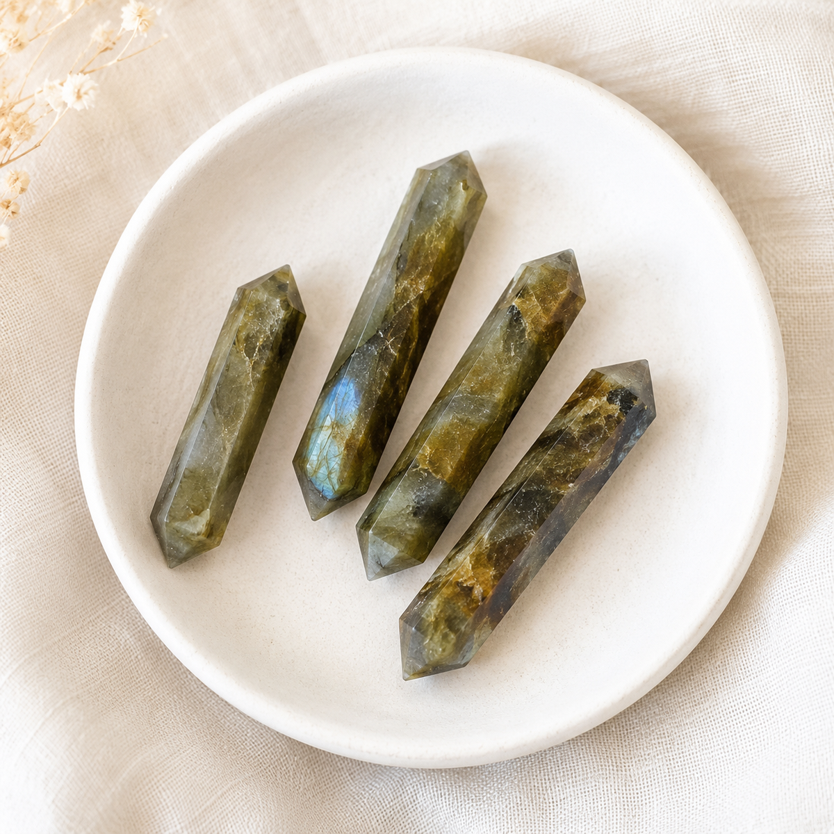 Labradorite Point Pencils (Courage and Truth)