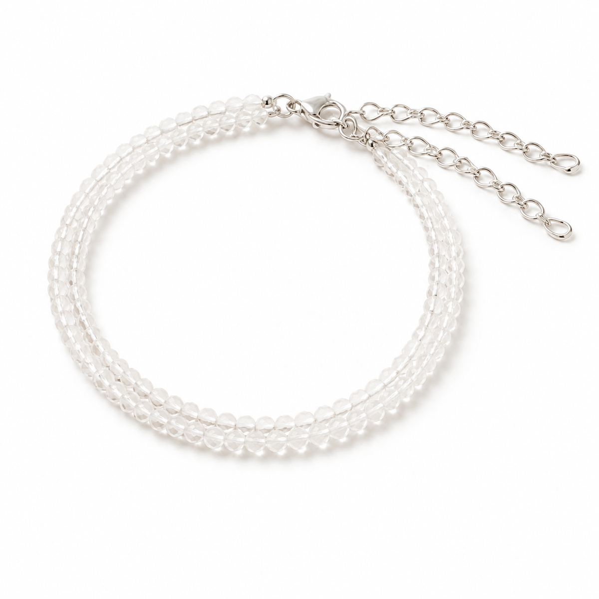 Clear Quartz Anklet – Natural Crystal Healing & Energy Jewelry