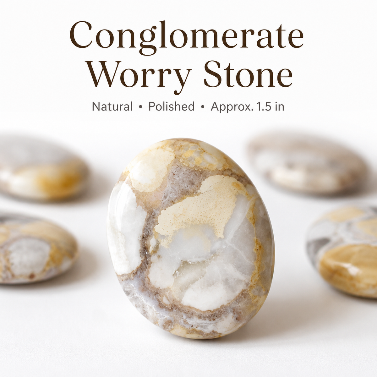 Conglomerate Pocket Stones(Depression and Negativity)