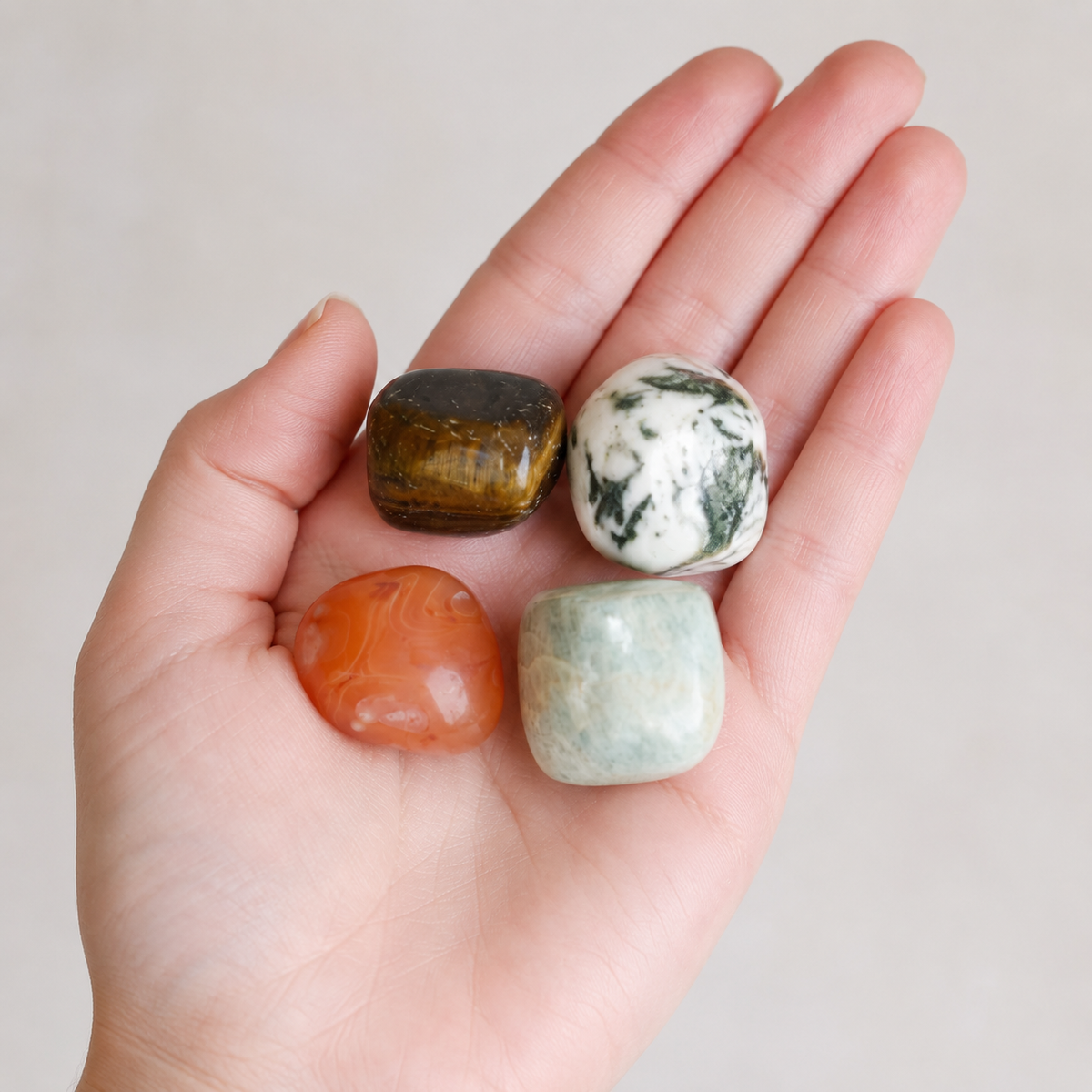 Promote COURAGE Crystal Kit, Gemstone Tumble Kit, Courage Crystal Gift Set