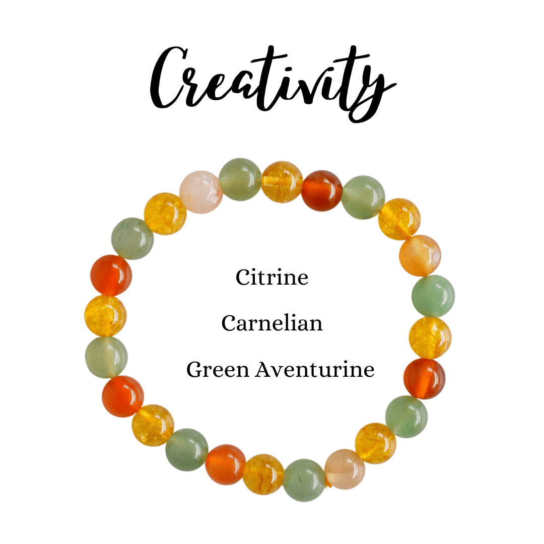 INSPIRATION & CREATIVITY Crystal Bracelet, Student Crystals.